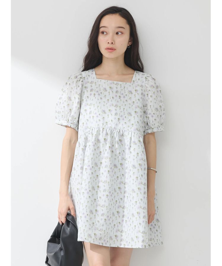 earth music&ecology「フラワーミニワンピース」|ワンピース|