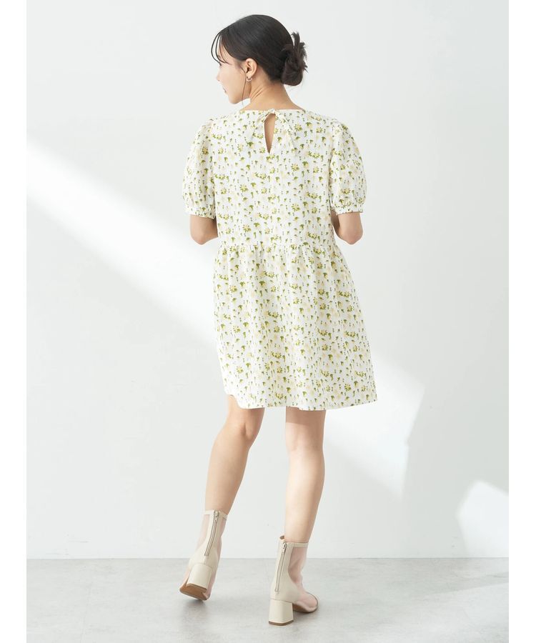 earth music&ecology「フラワーミニワンピース」|ワンピース|