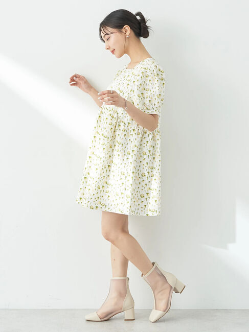 earth music&ecology「フラワーミニワンピース」|ワンピース|