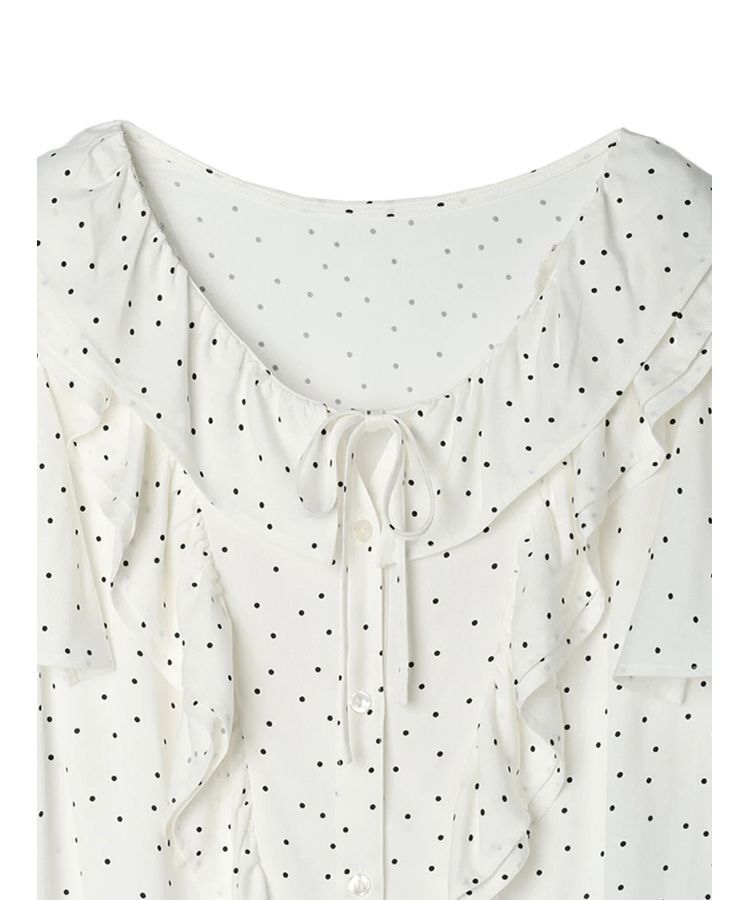 earth music&ecology「ラッフルボリュームブラウス」|シャツ・ブラウス|