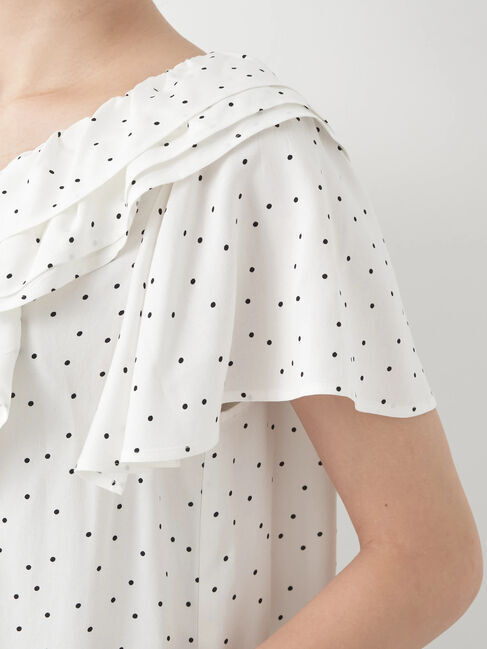 earth music&ecology「ラッフルボリュームブラウス」|シャツ・ブラウス|