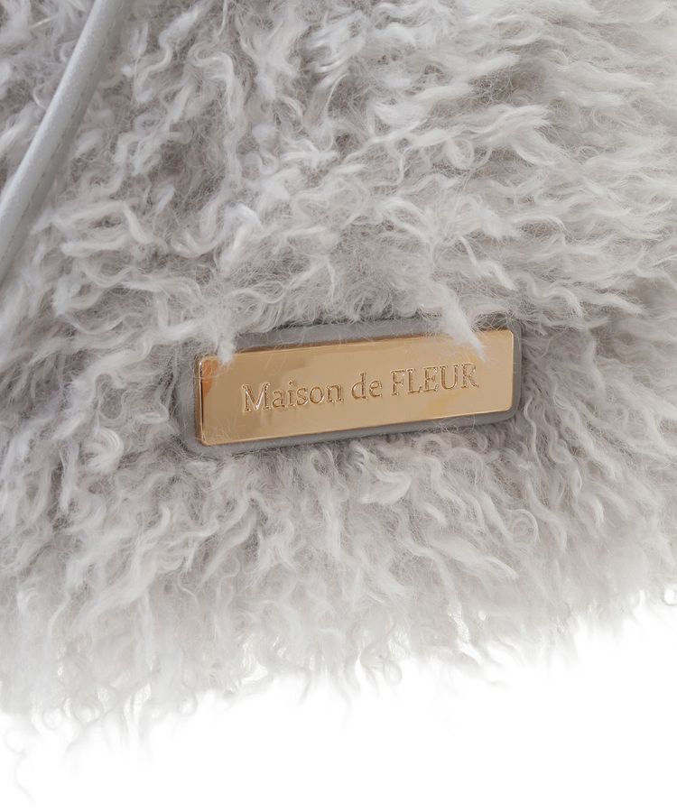 Maison de FLEUR「フェイクファーバケツショルダーバッグ」|ショルダー・メッセンジャー|