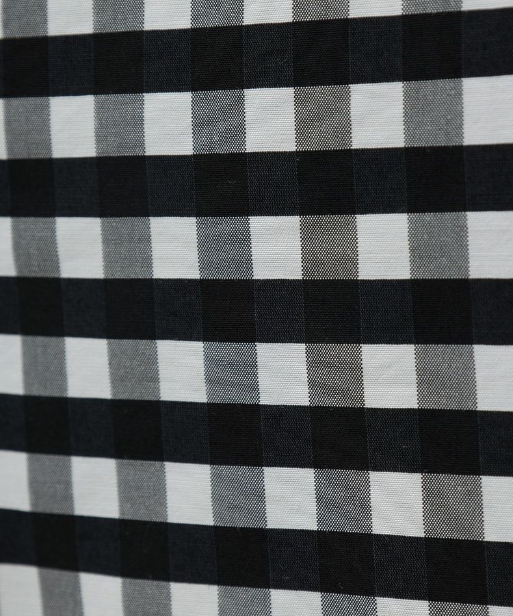 Maison de FLEUR「ブランドロゴ刺繍ギンガムスクエアトート」|トートバッグ|