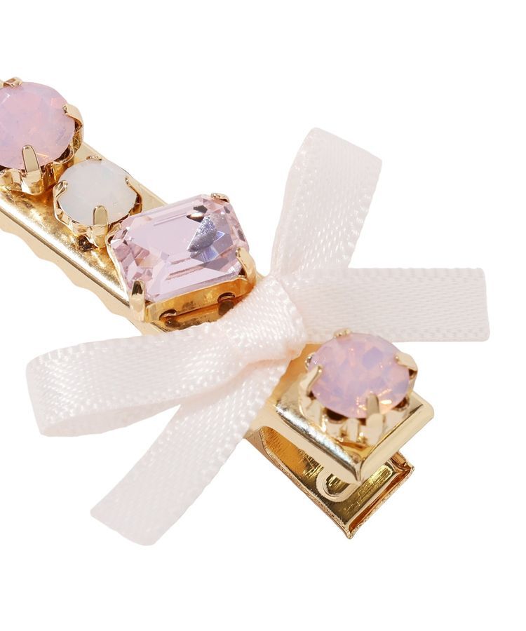 Maison de FLEUR「ビジューリボン2セットピン」|その他|