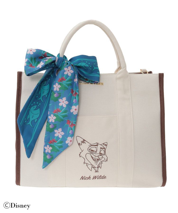 Maison de FLEUR「Nick/スカーフ付きトートバッグ」|ハンドバッグ|
