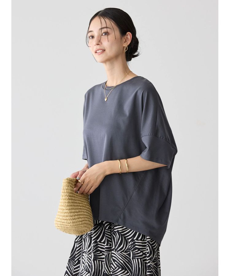 AMERICAN HOLIC「UVカット+接触冷感　コクーンカットプルオーバー」|Tシャツ・カットソー|