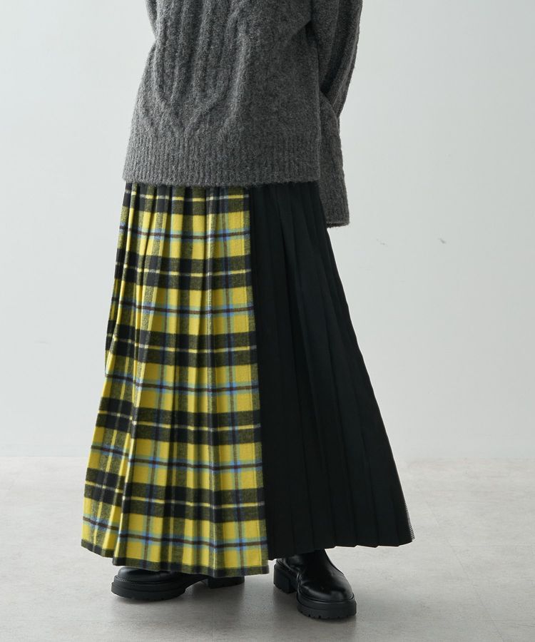 AMERICAN HOLIC「シャギーチェックプリーツスカート」|スカート|