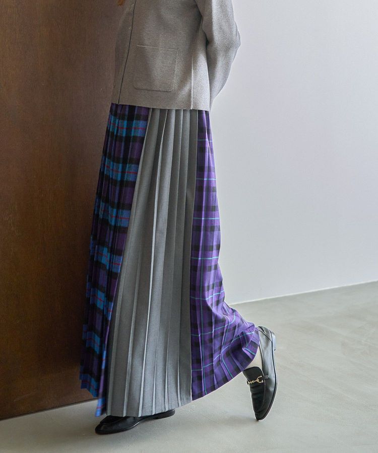 AMERICAN HOLIC「シャギーチェックプリーツスカート」|スカート|