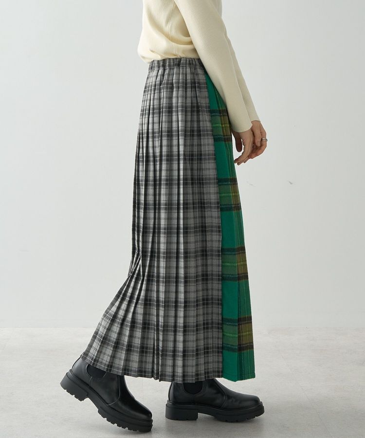 AMERICAN HOLIC「シャギーチェックプリーツスカート」|スカート|