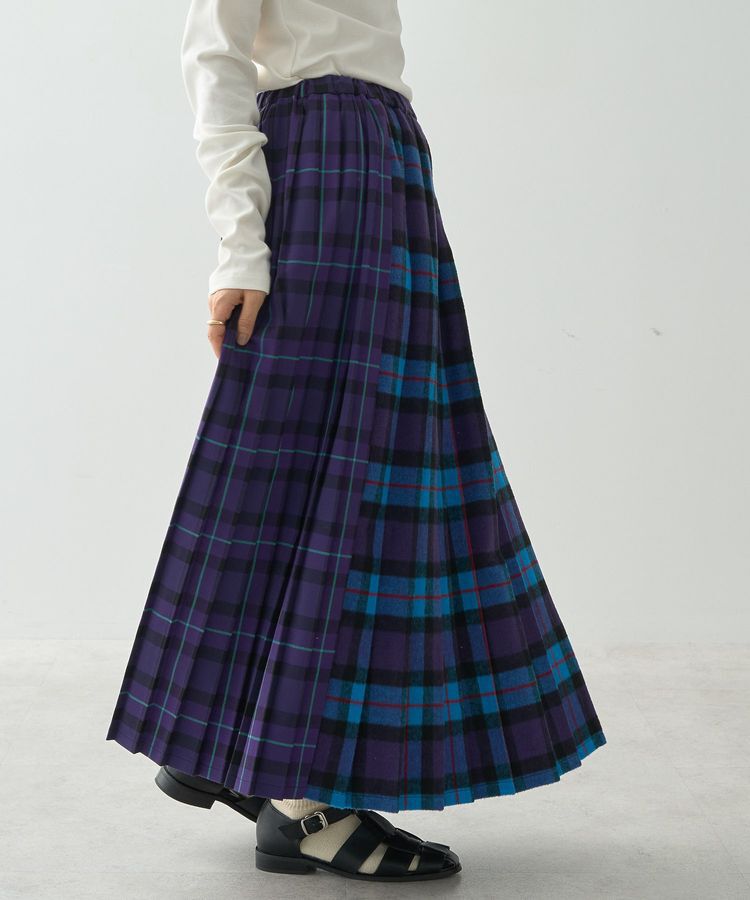 AMERICAN HOLIC「シャギーチェックプリーツスカート」|スカート|