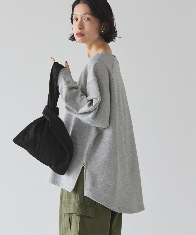 AMERICAN HOLIC「サイドZIPスウェット」|スウェット・ジャージ|Light Gray Mixture
