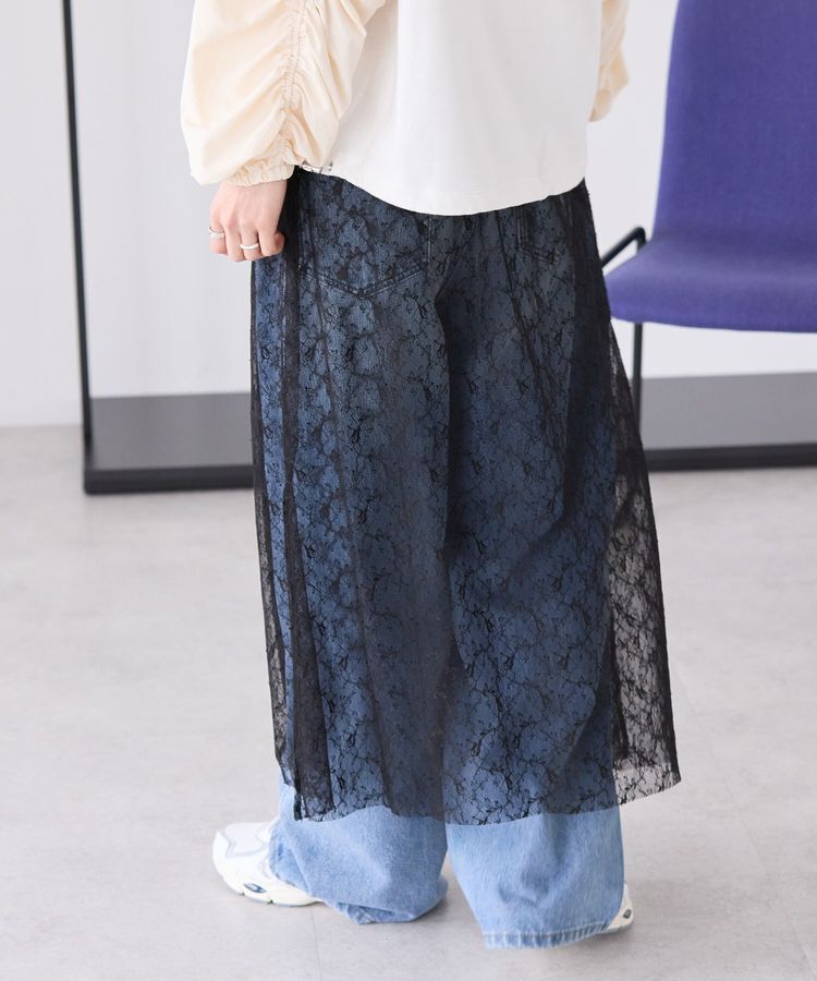 AMERICAN HOLIC「サイドスリットレーススカート」|スカート|