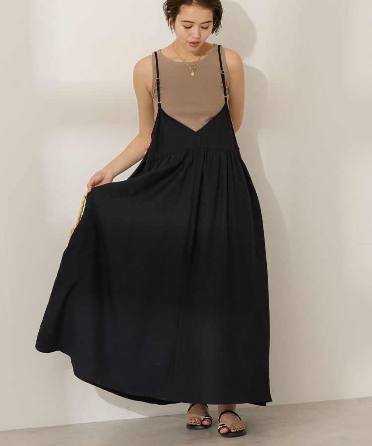 AMERICAN HOLIC「前後2WAYキャミワンピース」|ワンピース|Black