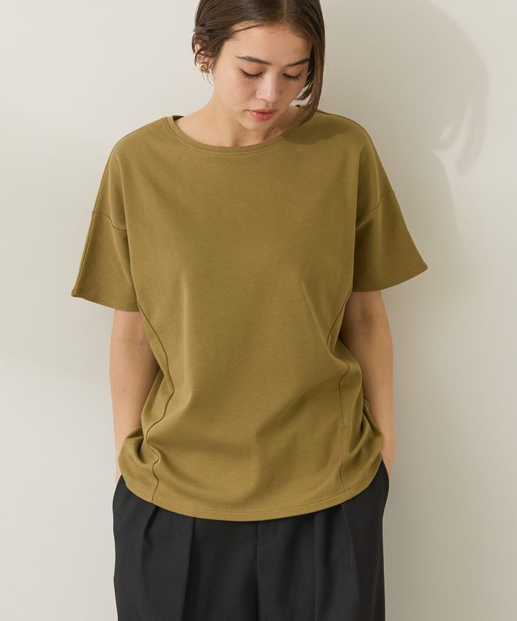 AMERICAN HOLIC「接触冷感フレンチスリーブコクーンプルオーバー」|Tシャツ・カットソー|