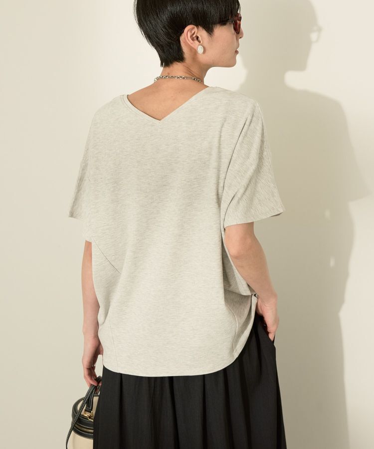 AMERICAN HOLIC「接触冷感フレンチスリーブコクーンプルオーバー」|Tシャツ・カットソー|