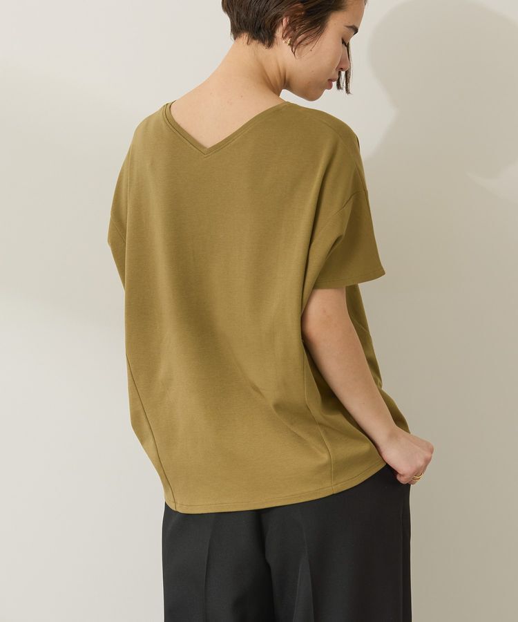 AMERICAN HOLIC「接触冷感フレンチスリーブコクーンプルオーバー」|Tシャツ・カットソー|