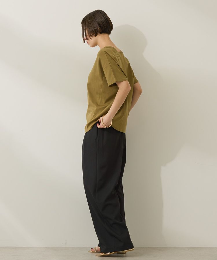 AMERICAN HOLIC「接触冷感フレンチスリーブコクーンプルオーバー」|Tシャツ・カットソー|