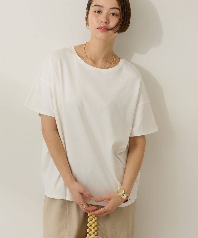 AMERICAN HOLIC「接触冷感フレンチスリーブコクーンプルオーバー」|Tシャツ・カットソー|