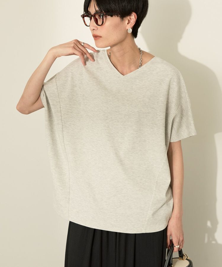 AMERICAN HOLIC「接触冷感フレンチスリーブコクーンプルオーバー」|Tシャツ・カットソー|