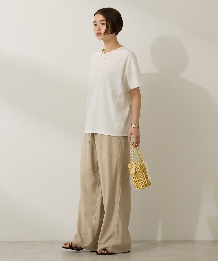 AMERICAN HOLIC「接触冷感フレンチスリーブコクーンプルオーバー」|Tシャツ・カットソー|