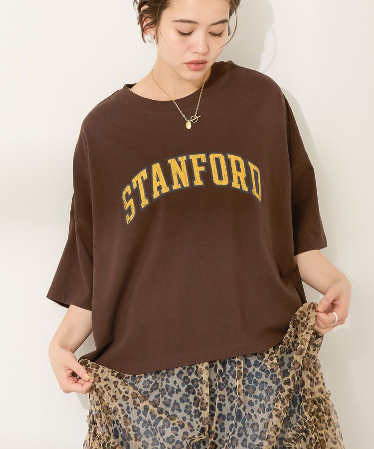 AMERICAN HOLIC「STANFORD BIGプルオーバー」|Tシャツ・カットソー|Brown
