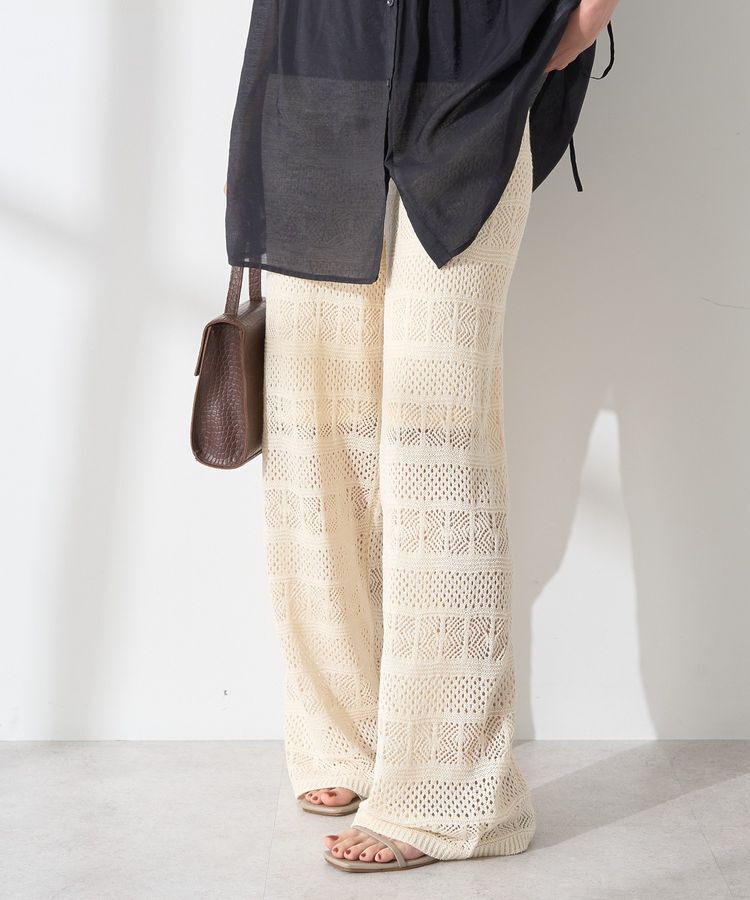 AMERICAN HOLIC「レース編みニットパンツ」|その他|