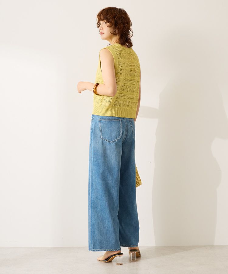 AMERICAN HOLIC「【前後2WAY】レース編みニットベスト」|ベスト・ジレ|