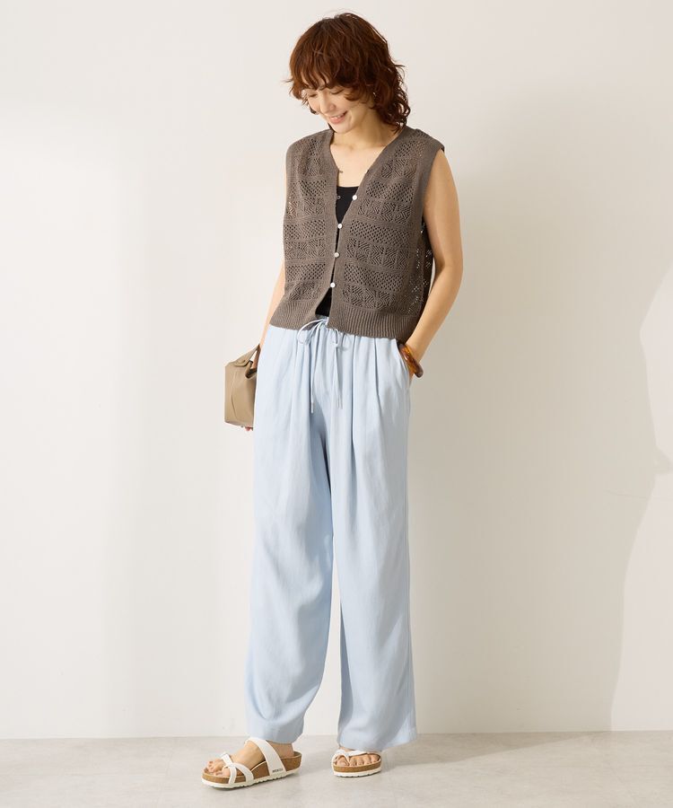 AMERICAN HOLIC「【前後2WAY】レース編みニットベスト」|ベスト・ジレ|