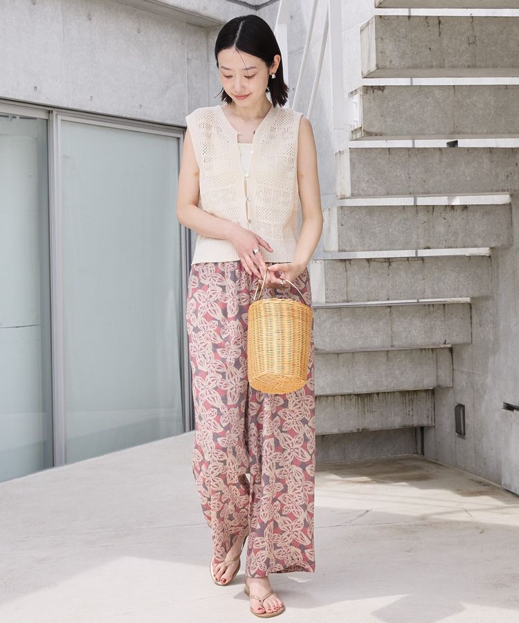 AMERICAN HOLIC「【前後2WAY】レース編みニットベスト」|ベスト・ジレ|