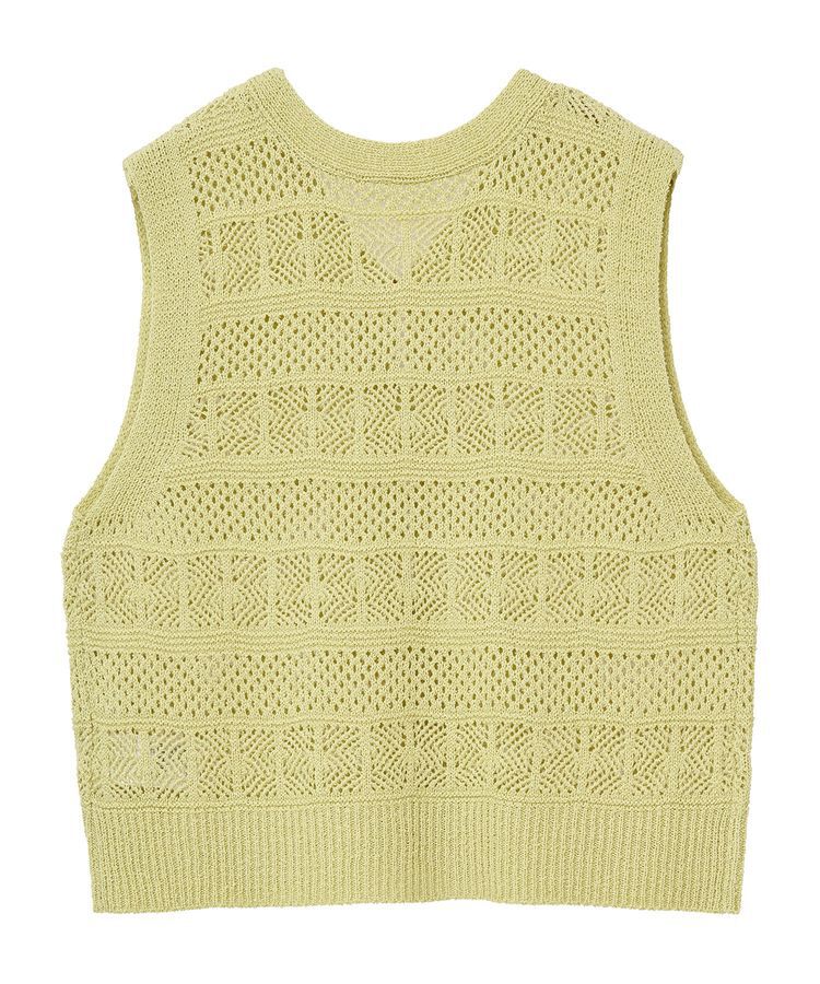 AMERICAN HOLIC「【前後2WAY】レース編みニットベスト」|ベスト・ジレ|