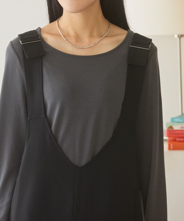 AMERICAN HOLIC「イージーケアWクロスIラインワンピース」|ワンピース|