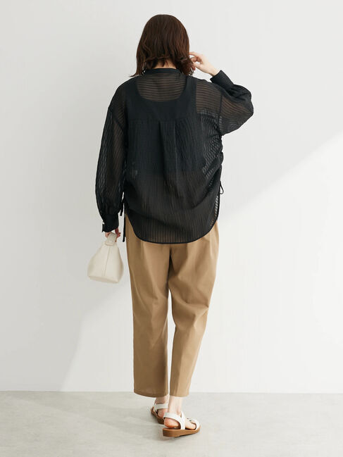 Green Parks「綿麻混イージーテーパードパンツ」|その他|