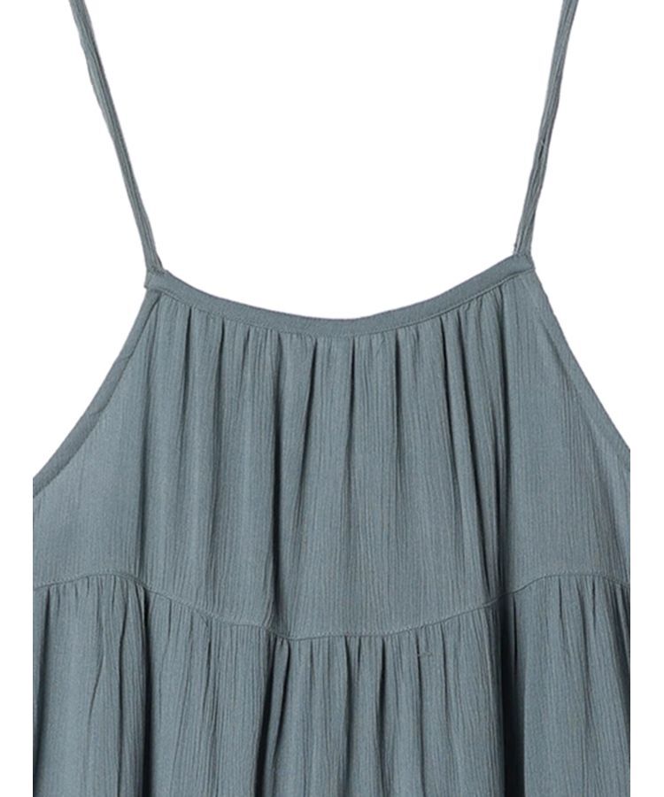 Green Parks「I　楊柳クレープボリュームキャミワンピース」|ワンピース|