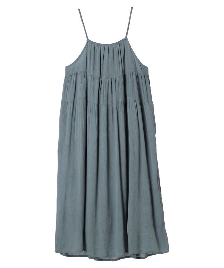 Green Parks「I　楊柳クレープボリュームキャミワンピース」|ワンピース|