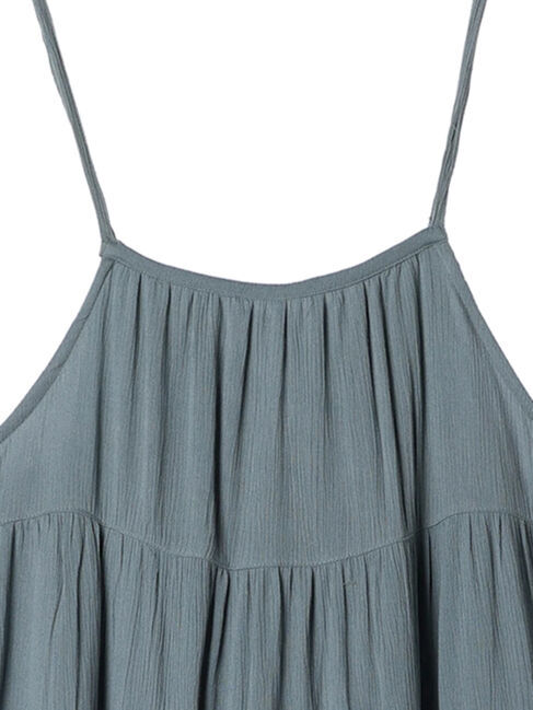Green Parks「I　楊柳クレープボリュームキャミワンピース」|ワンピース|