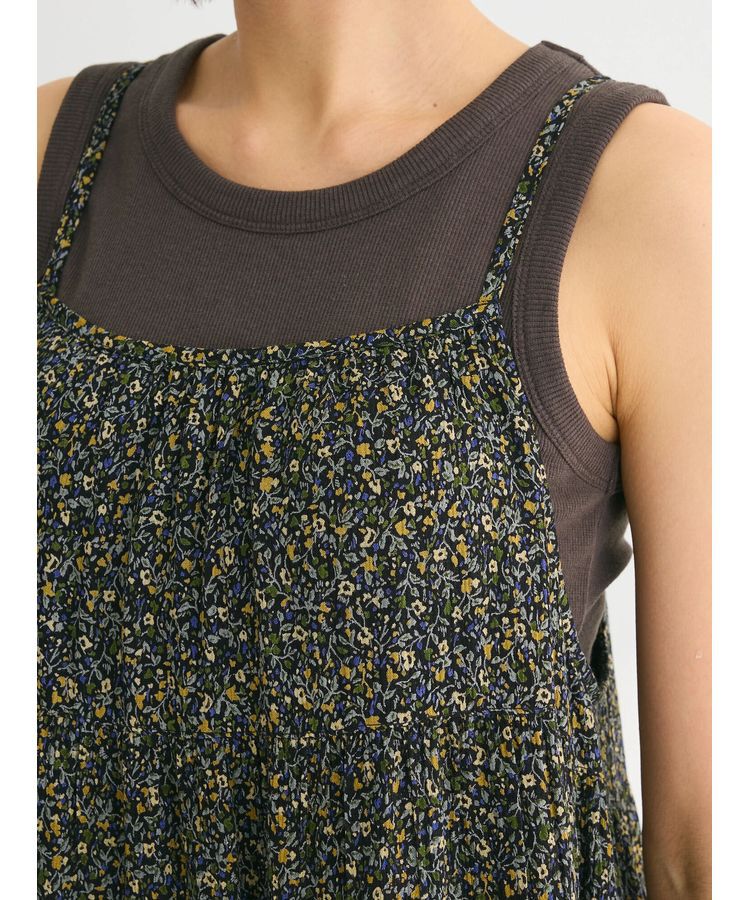 Green Parks「I　楊柳クレープボリュームキャミワンピース」|ワンピース|