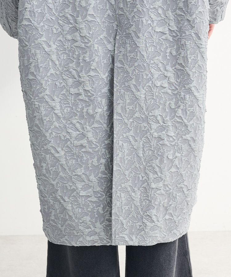 Green Parks「・ELENCARE DUE ジャカードステンカラーコート」|ステンカラーコート|