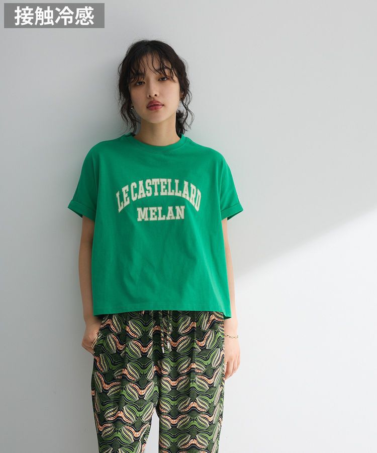 Green Parks「袖折り返しカレッジTシャツ」|Tシャツ・カットソー|Green