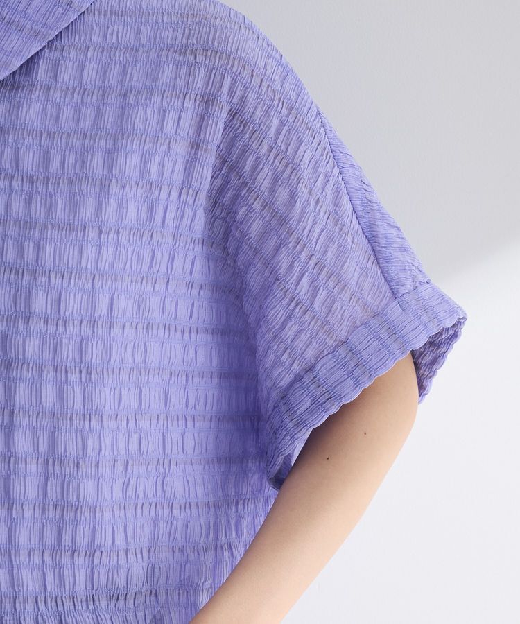 Green Parks「シアーシャーリングフレンチスリーブシャツ」|シャツ・ブラウス|