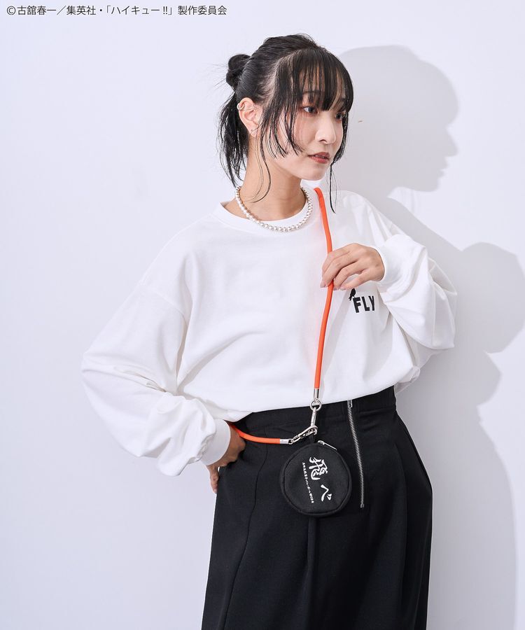 Green Parks「ハイキュー!! モノクロプリント烏野長袖Tシャツ」|Tシャツ・カットソー|