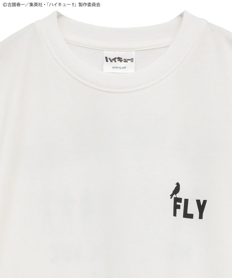 Green Parks「ハイキュー!! モノクロプリント烏野長袖Tシャツ」|Tシャツ・カットソー|