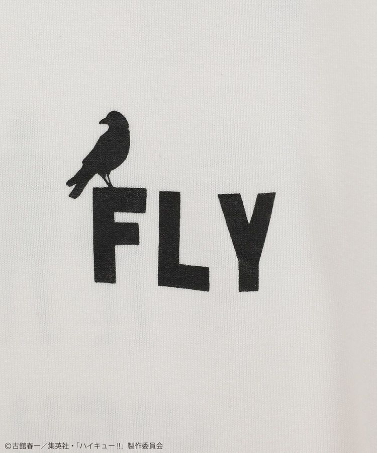 Green Parks「ハイキュー!! モノクロプリント烏野長袖Tシャツ」|Tシャツ・カットソー|