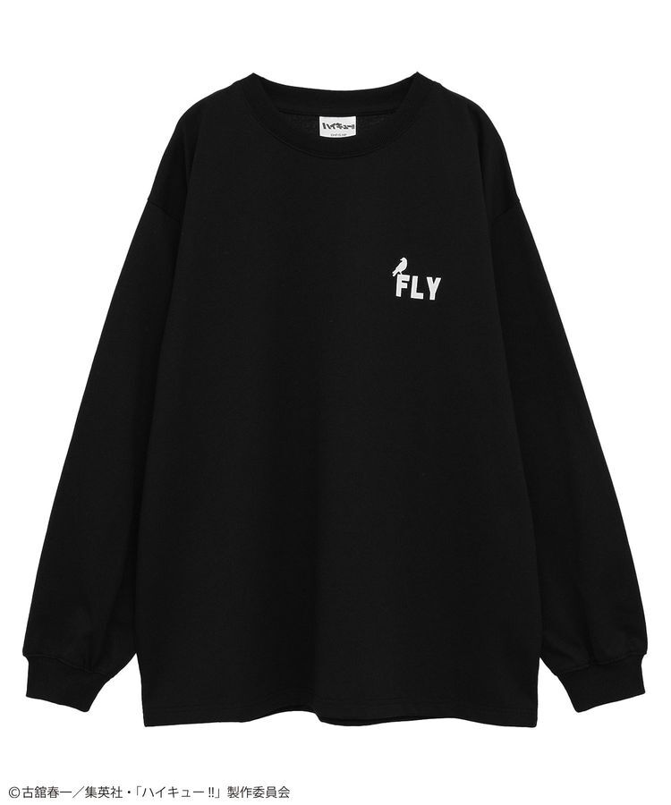 Green Parks「ハイキュー!! モノクロプリント烏野長袖Tシャツ」|Tシャツ・カットソー|