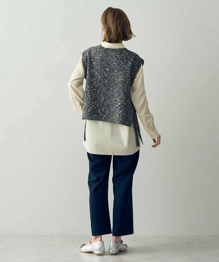 YECCA VECCA「【2点SET】シャツレイヤードニットベスト」|ベスト・ジレ|