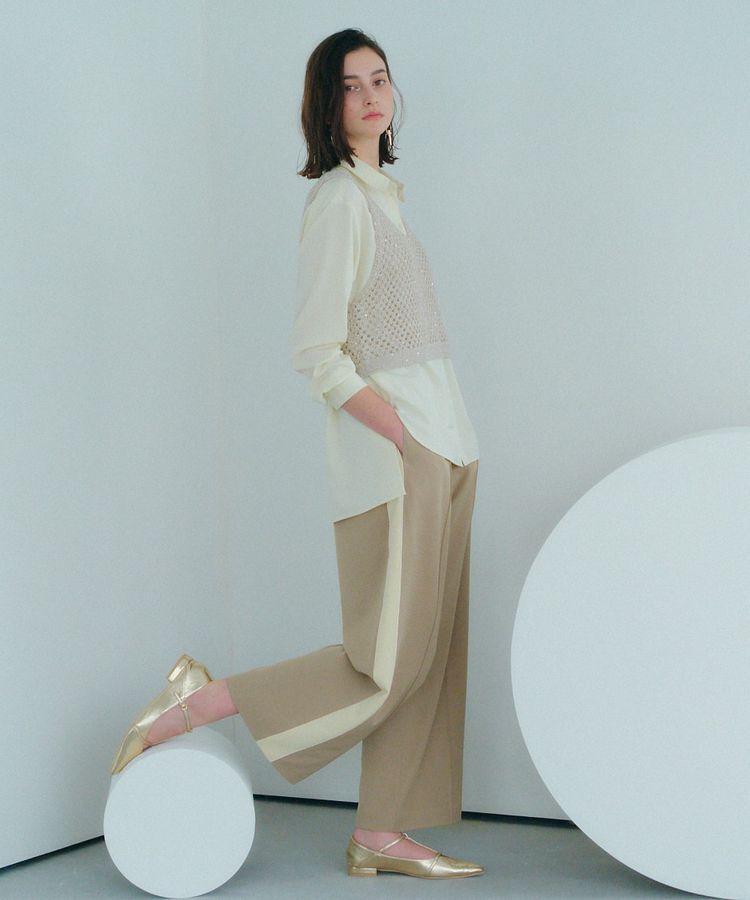 Editt by YECCA VECCA「【2点SET】メッシュベストSETシャツ」|シャツ・ブラウス|