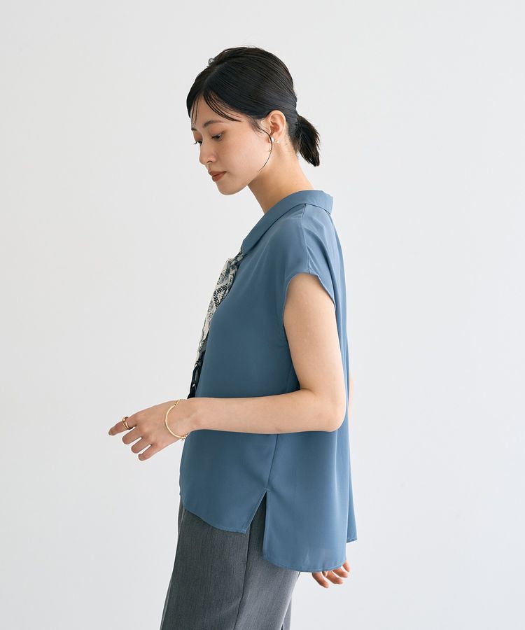 YECCA VECCA「スカーフ付きブラウス」|シャツ・ブラウス|