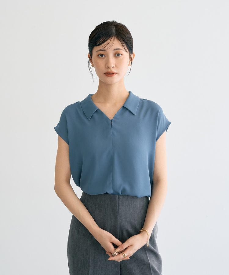 YECCA VECCA「スカーフ付きブラウス」|シャツ・ブラウス|