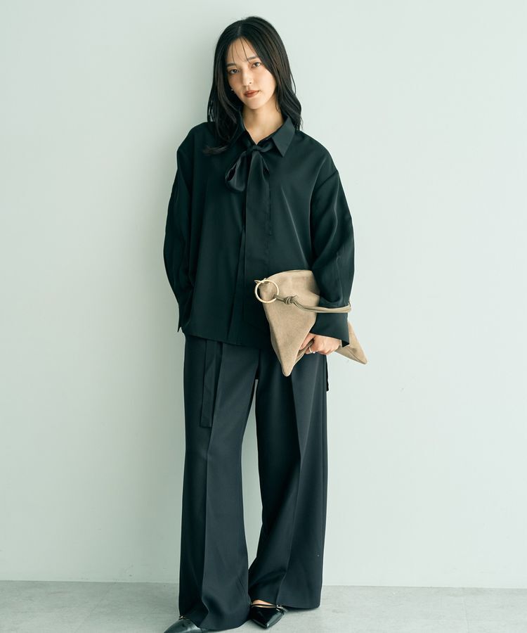 YECCA VECCA「2wayボウタイシャツ」|シャツ・ブラウス|