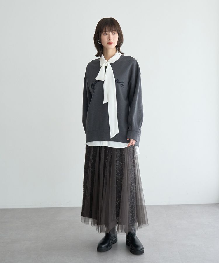 YECCA VECCA「2wayボウタイシャツ」|シャツ・ブラウス|