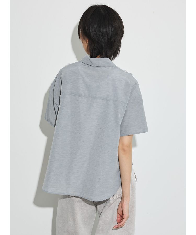 GARAGE OF GOOD CLOTHING「フリルハーフスリーブブラウス」|シャツ・ブラウス|